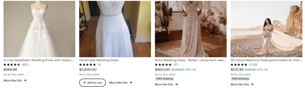 Handmade Wedding Apparel And Accessories On : How Big Is The