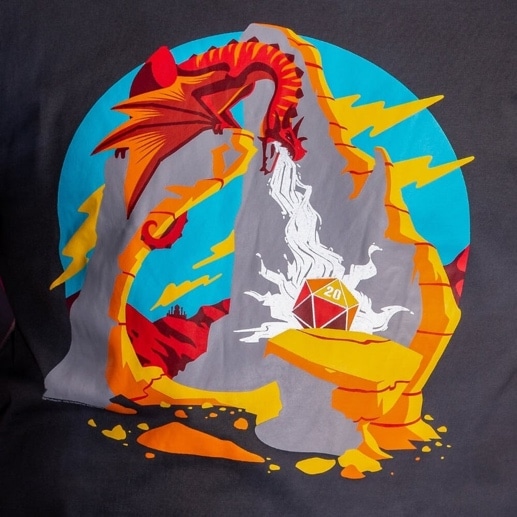 Dragon Fire T-Shirt / Dark Matter Ink image 6