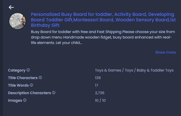 Developing Board Busy Board for Toddler Fast Shipping Activity