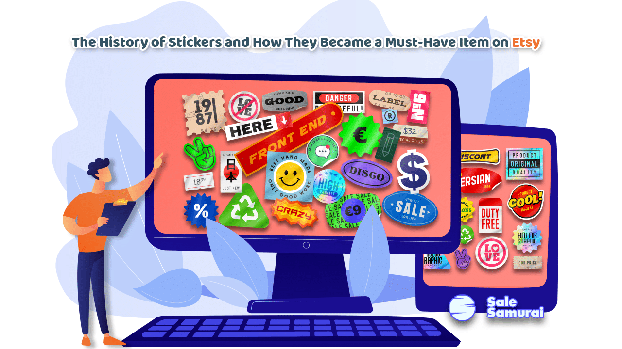history of stickers