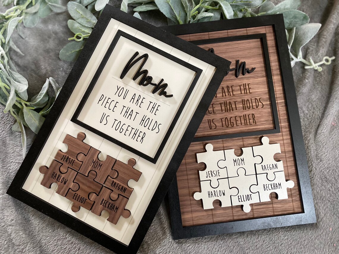 Mother's Day Puzzle/Mother's Day Gift/Mother's Day/Mother's Day Custom Gift/Grandma Gift/Custom Grandmother's Gift/mom present/Xmas mom image 1
