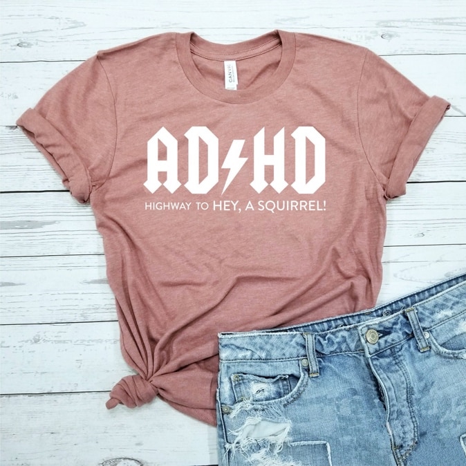 ADHD ACDC / Shirt / ADHD Shirt / Funny Adhd Shirt / Cool Adhd Shirt / Mental Health Shirt image 1
