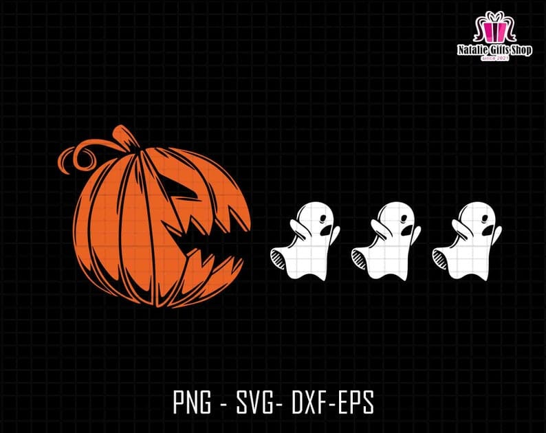 Trendy Halloween Svg, Halloween Costume, Spooky Season Svg, Pumpkin Svg, Funny Halloween Svg, Halloween Shirt, Retro Halloween, Ghost Cute image 1